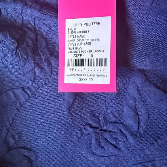 Lilly Pulitzer ivanna romper nwt - Picture 2 of 5